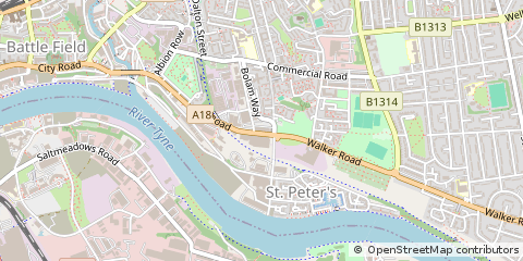 Map of Newcastle Upon Tyne