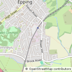 Map of Epping, Essex