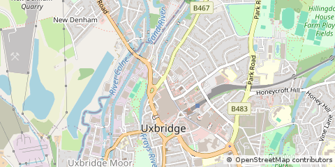 Map of Uxbridge