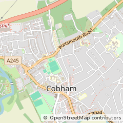 Map of Cobham