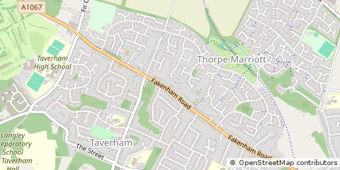 Map of Norwich, Norfolk