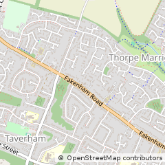 Map of Norwich, Norfolk