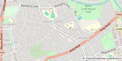 Map of West Midlands