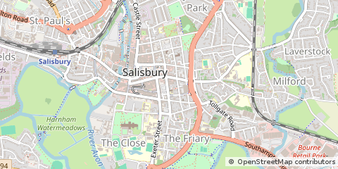 Map of Salisbury