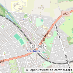 Map of Harrogate, North Yorkshire