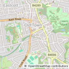 Map of Swindon, Wiltshire