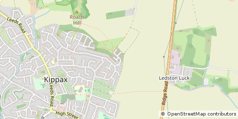 Map of Leeds, West Yorks