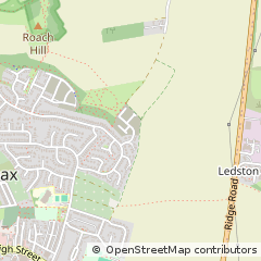 Map of Leeds, West Yorks