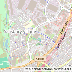 Map of Hatfield, Hertfordshire
