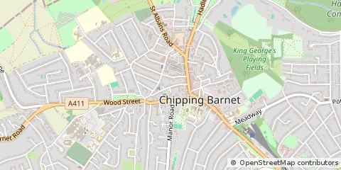 Map of Barnet, London
