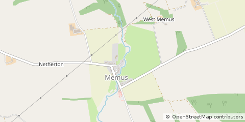Map of Forfar, Angus