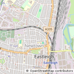 Map of Eastleigh, Hampshire