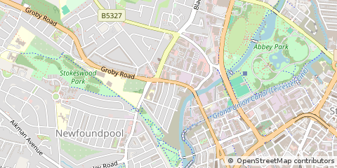 Map of Leicester