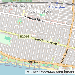 Map of Hove, East Sussex