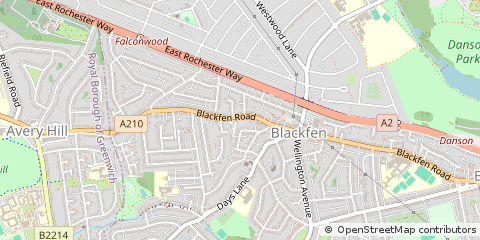 Map of Sidcup