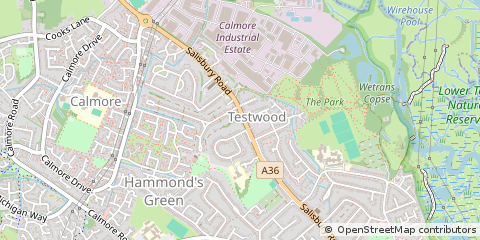 Map of Southampton