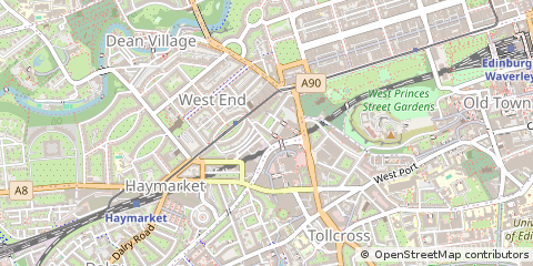 Map of Edinburgh