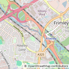 Map of Camberley