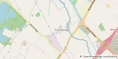 Map of Whitminster, Gloucester