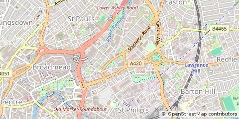 Map of Bristol