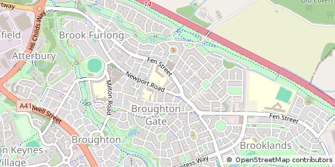 Map of Milton Keynes