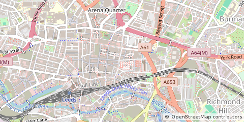Map of Leeds