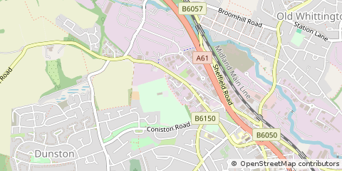 Map of Chesterfield