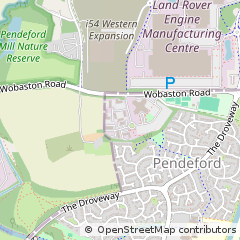 Map of Wolverhampton, West Midlands