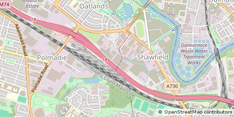 Map of Glasgow