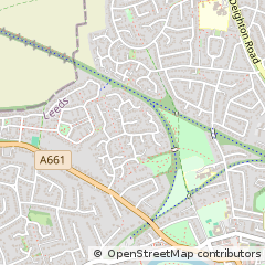 Map of Wetherby, Leeds, West Yorkshire