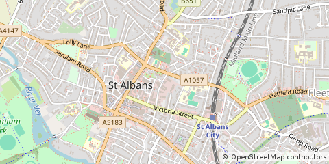 Map of ST. Albans