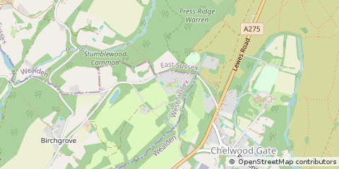 Map of Haywards Heath