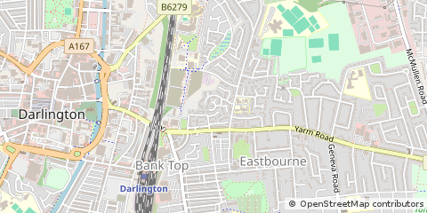 Map of Darlington