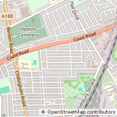 Map of Newcastle Upon Tyne