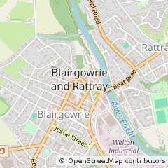 Map of Blairgowrie, Perthshire