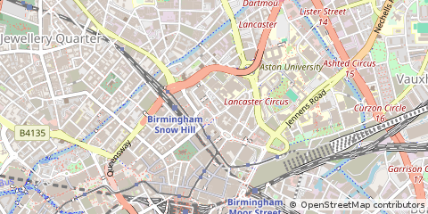 Map of Birmingham