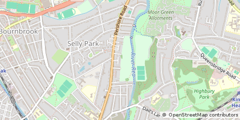 Map of Birmingham