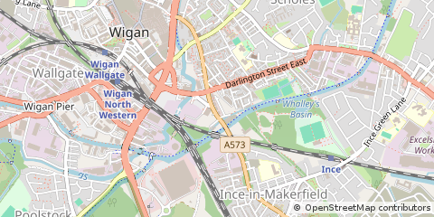 Map of Kings Croft Court, Wigan