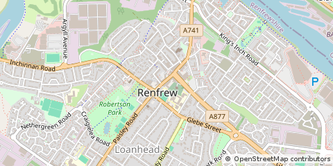 Map of Renfrew