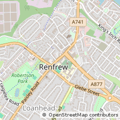 Map of Renfrew