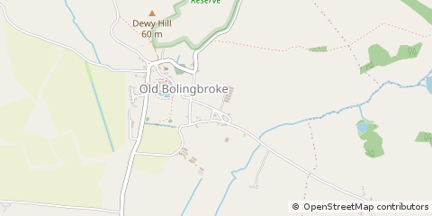 Map of Spilsby, Lincolnshire