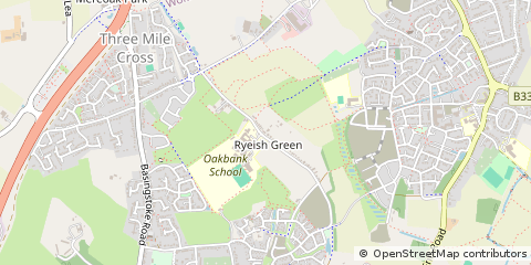 Map of Reading, Berkshire