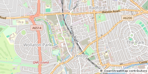 Map of Nottingham