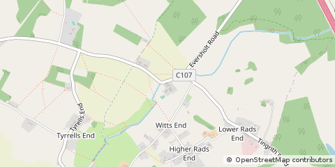 Map of Milton Keynes, Bedfordshire