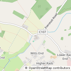 Map of Milton Keynes, Bedfordshire