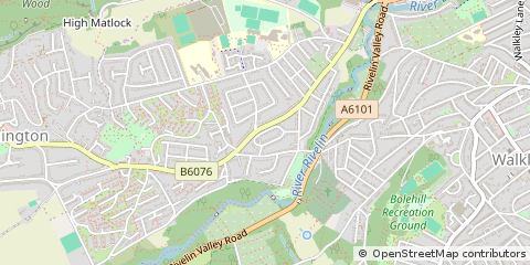 Map of Sheffield
