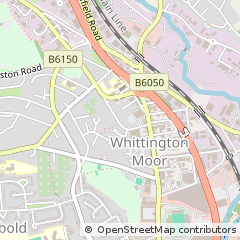 Map of Chesterfield