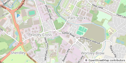 Map of Lancs, Merseyside