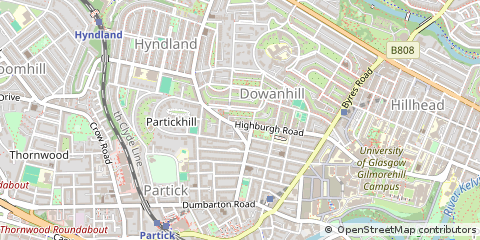 Map of Glasgow