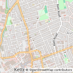 Map of Kettering, Northants